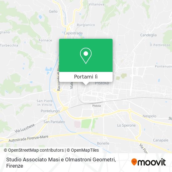Mappa Studio Associato Masi e Olmastroni Geometri