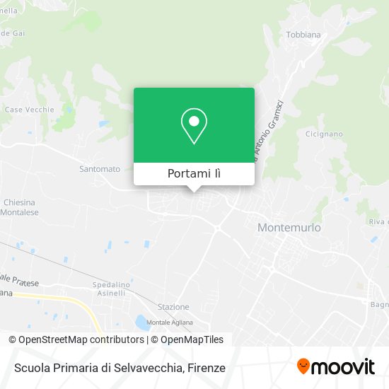 Mappa Scuola Primaria di Selvavecchia