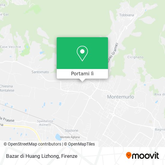 Mappa Bazar di Huang Lizhong