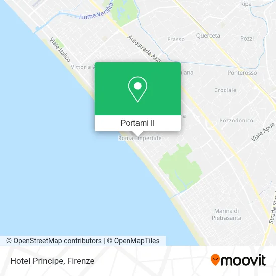 Mappa Hotel Principe