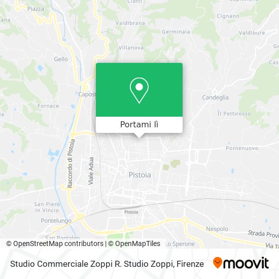 Mappa Studio Commerciale Zoppi R. Studio Zoppi