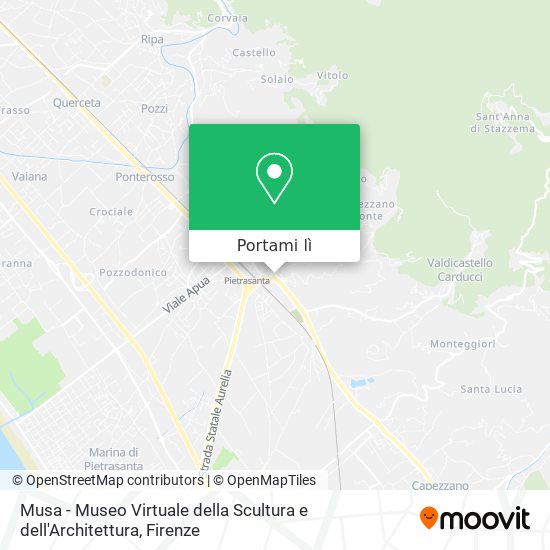 Mappa Musa - Museo Virtuale della Scultura e dell'Architettura