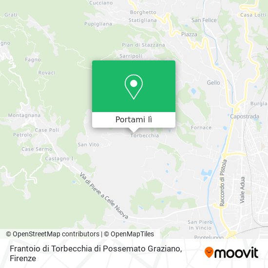 Mappa Frantoio di Torbecchia di Possemato Graziano