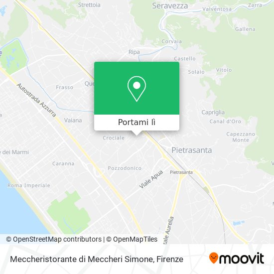 Mappa Meccheristorante di Meccheri Simone