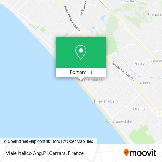 Mappa Viale Italico Ang.P.I.Carrara