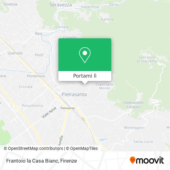 Mappa Frantoio la Casa Bianc