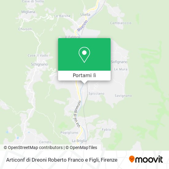 Mappa Articonf di Dreoni Roberto Franco e Figli
