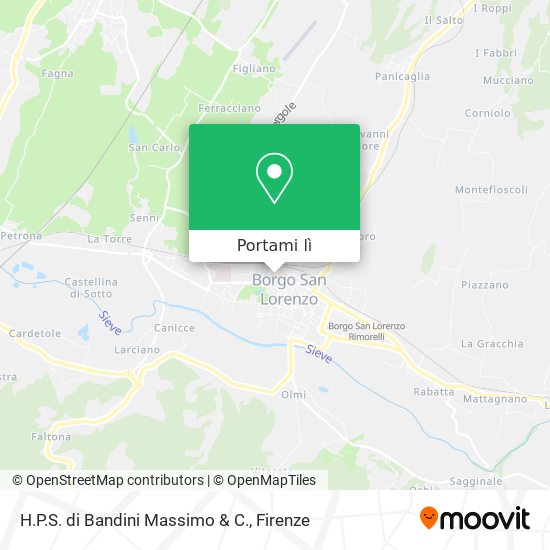 Mappa H.P.S. di Bandini Massimo & C.