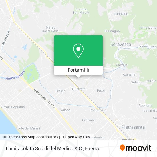 Mappa Lamiracolata Snc di del Medico & C.