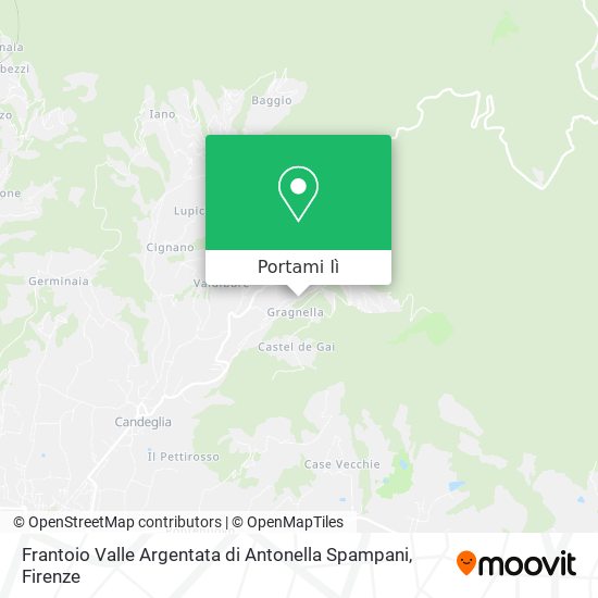 Mappa Frantoio Valle Argentata di Antonella Spampani