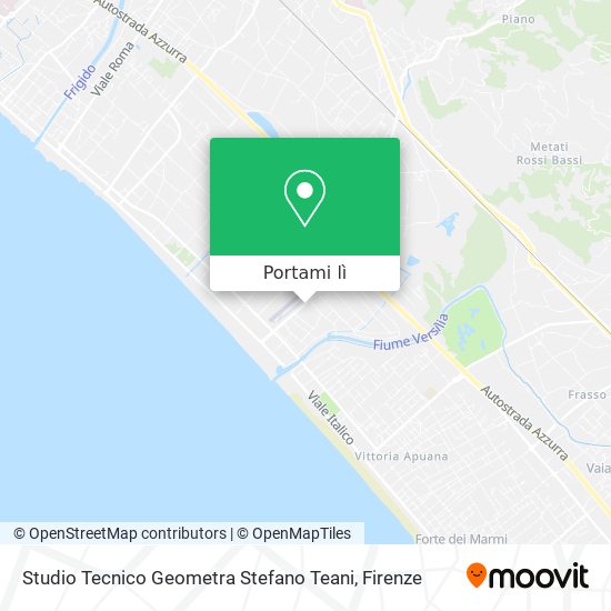 Mappa Studio Tecnico Geometra Stefano Teani