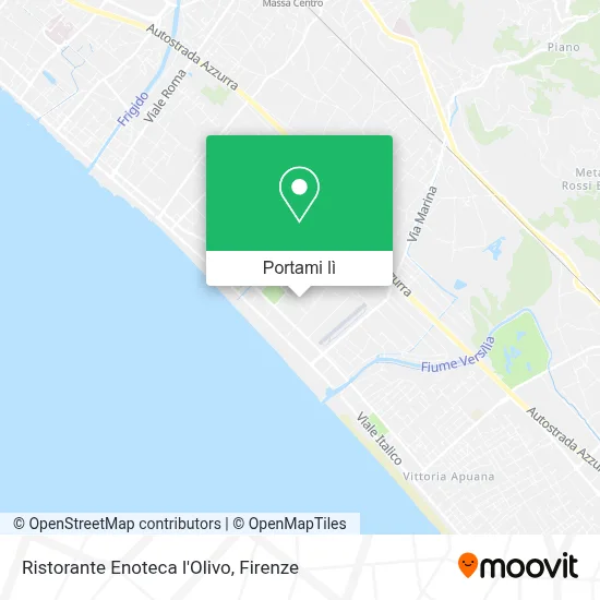 Mappa Ristorante Enoteca l'Olivo