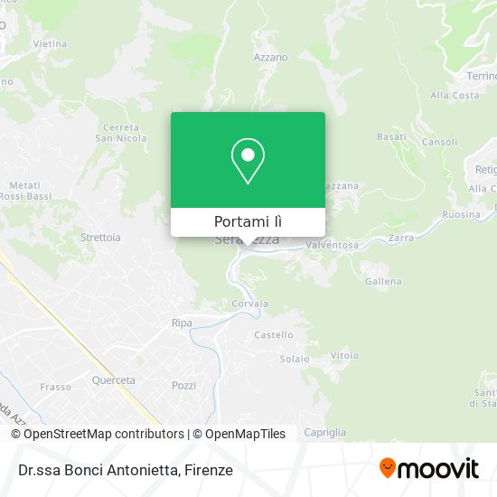 Mappa Dr.ssa Bonci Antonietta