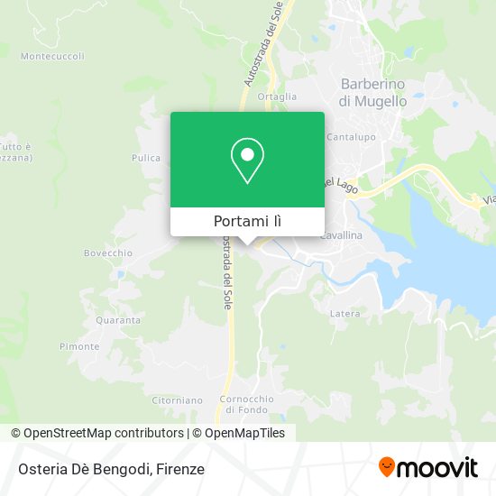 Mappa Osteria Dè Bengodi