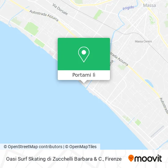 Mappa Oasi Surf Skating di Zucchelli Barbara & C.
