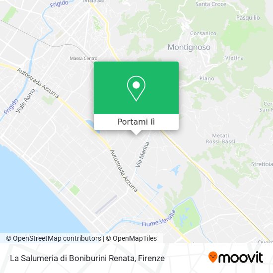 Mappa La Salumeria di Boniburini Renata