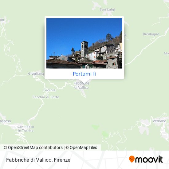 Mappa Fabbriche di Vallico