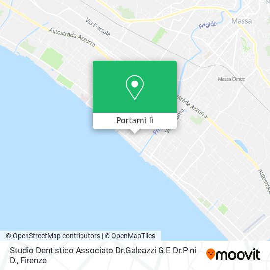 Mappa Studio Dentistico Associato Dr.Galeazzi G.E Dr.Pini D.