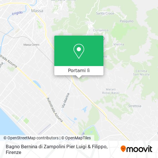 Mappa Bagno Bernina di Zampolini Pier Luigi & Filippo