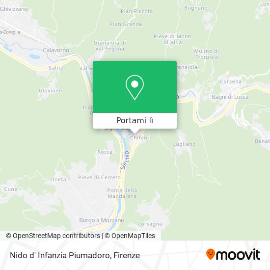 Mappa Nido d' Infanzia Piumadoro