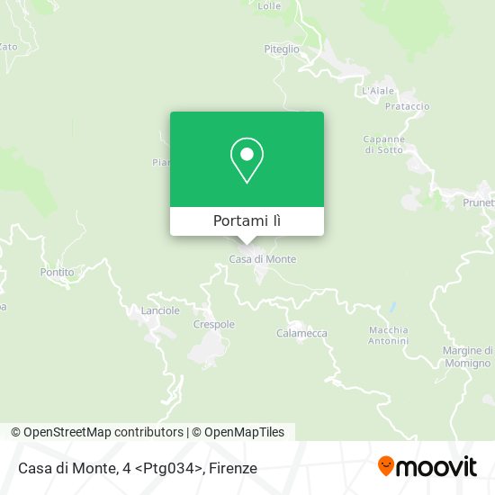 Mappa Casa di Monte, 4 <Ptg034>