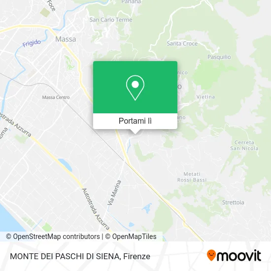 Mappa MONTE DEI PASCHI DI SIENA