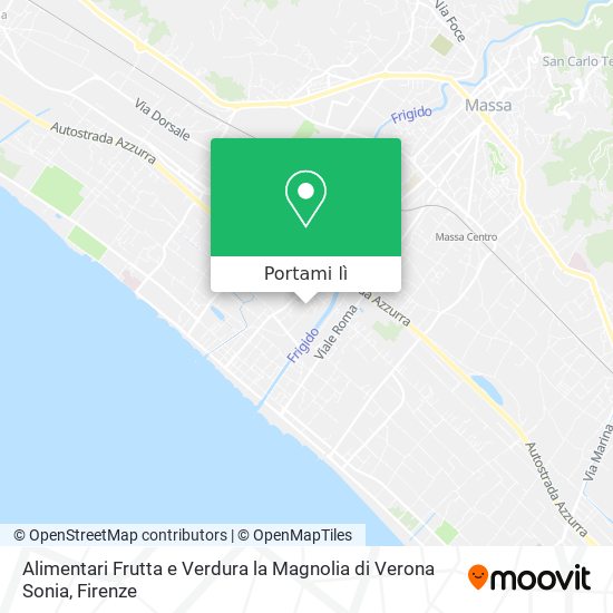 Mappa Alimentari Frutta e Verdura la Magnolia di Verona Sonia