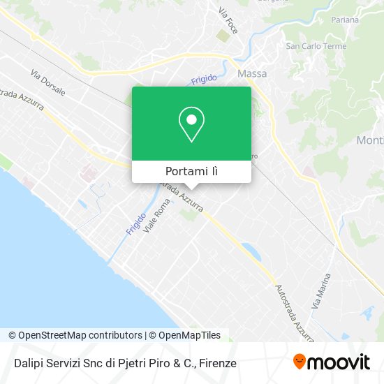 Mappa Dalipi Servizi Snc di Pjetri Piro & C.