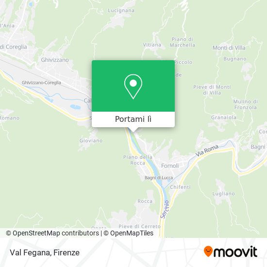 Mappa Val Fegana