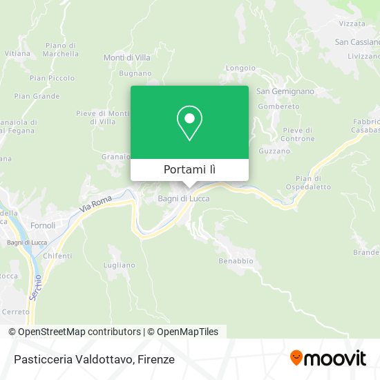 Mappa Pasticceria Valdottavo