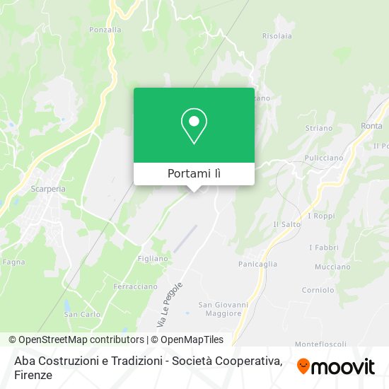 Mappa Aba Costruzioni e Tradizioni - Società Cooperativa