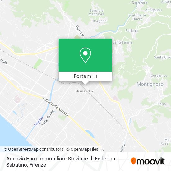 Mappa Agenzia Euro Immobiliare Stazione di Federico Sabatino