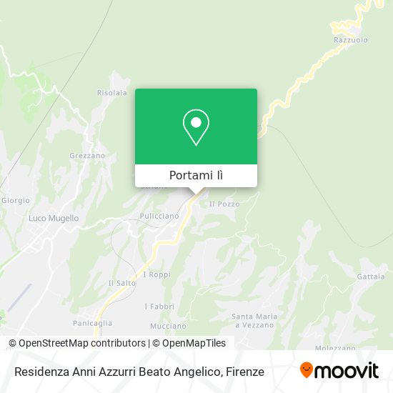 Mappa Residenza Anni Azzurri Beato Angelico