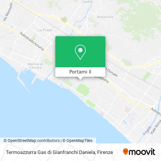 Mappa Termoazzurra Gas di Gianfranchi Daniela