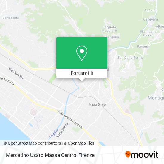 Mappa Mercatino Usato Massa Centro