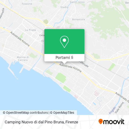 Mappa Camping Nuovo di dal Pino Bruna