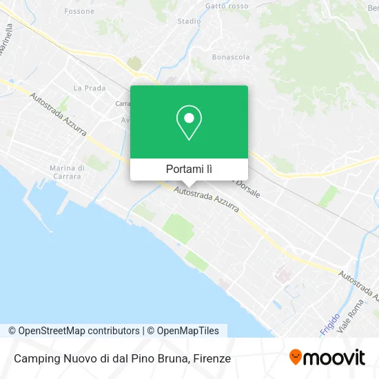 Mappa Camping Nuovo di dal Pino Bruna