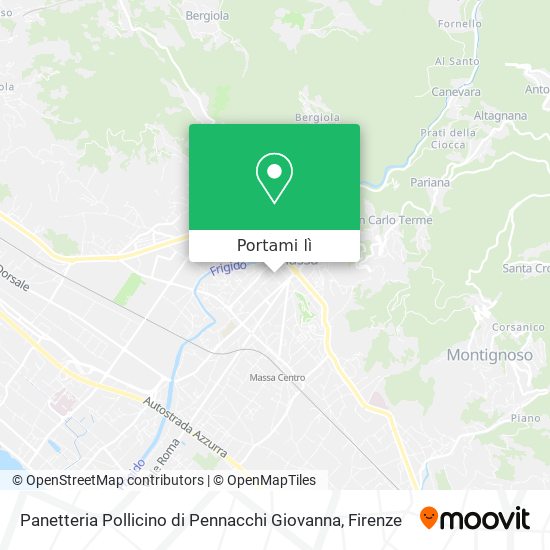 Mappa Panetteria Pollicino di Pennacchi Giovanna