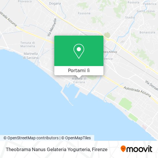 Mappa Theobrama Nanus Gelateria Yogurteria