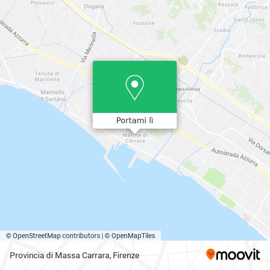 Mappa Provincia di Massa Carrara