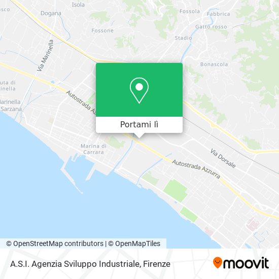 Mappa A.S.I. Agenzia Sviluppo Industriale
