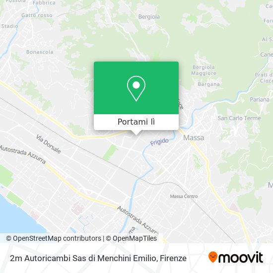 Mappa 2m Autoricambi Sas di Menchini Emilio