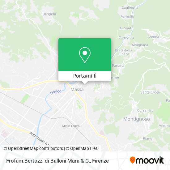 Mappa Frofum.Bertozzi di Balloni Mara & C.