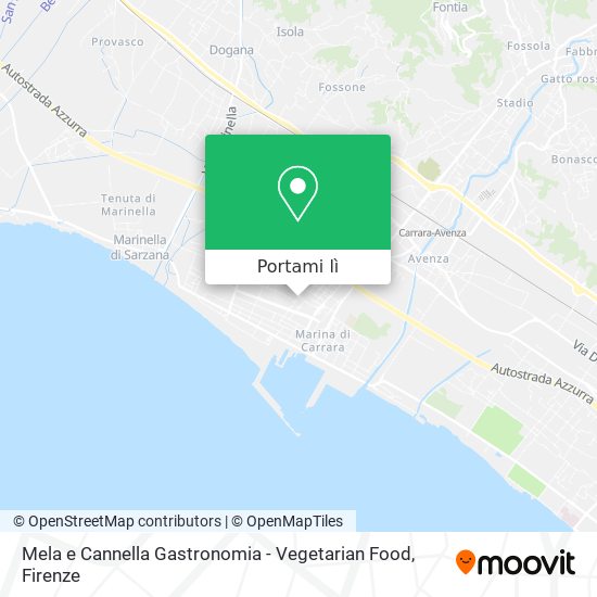 Mappa Mela e Cannella Gastronomia - Vegetarian Food