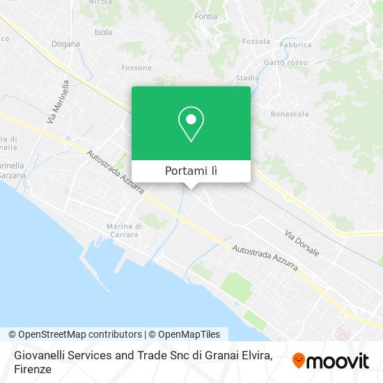 Mappa Giovanelli Services and Trade Snc di Granai Elvira