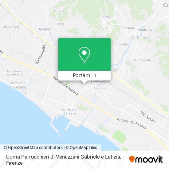 Mappa Uoma Parrucchieri di Venazzani Gabriele e Letizia