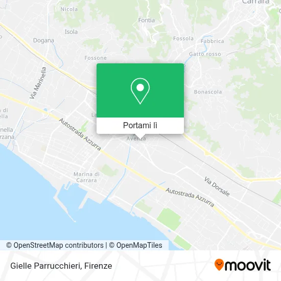 Mappa Gielle Parrucchieri
