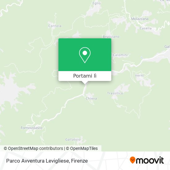 Mappa Parco Avventura Levigliese