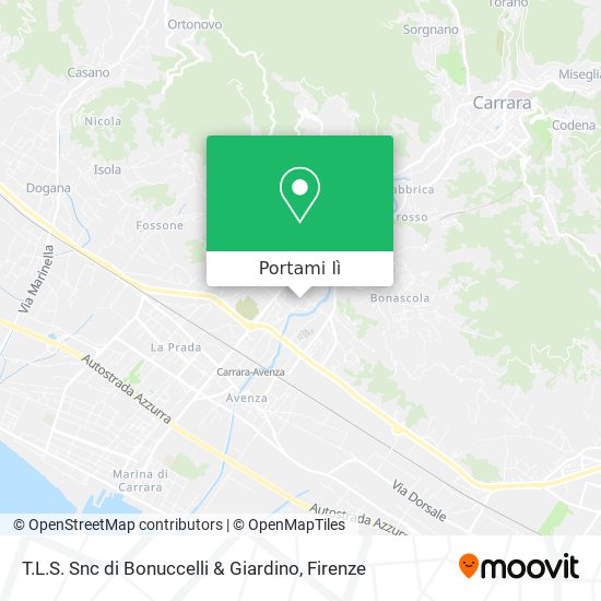 Mappa T.L.S. Snc di Bonuccelli & Giardino