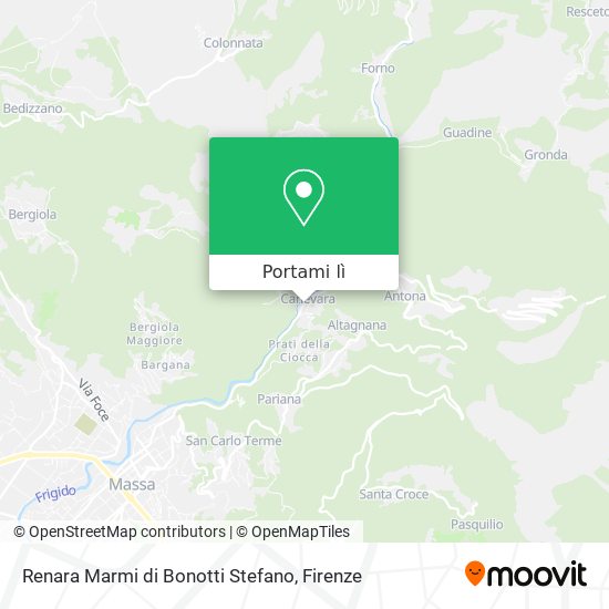 Mappa Renara Marmi di Bonotti Stefano